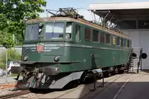 SBB: ELEKTRISCHE GOTTHARDLOKOMOTIVEN AUS DEM JAHRE 1955. Die Ae 6/6 11403 bis 11520 wurden in den Jahren 1955 bis 1966 in den Betrieb genommen. Nach der Ausrangierung haben interessanterweise mehr Kantons- als Städte Loks überlebt. Die Ae 6/6 11413 Kanton  Schaffhausen  hat ihren letzten Platz im Verkehrshaus Luzern erhalten, wo ich sie am 21. Mai 2016 verewigte.
Foto: Walter Ruetsch  