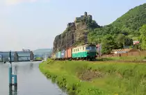 123 014-3 zu sehen am 26.05.16 in Ústí nad Labem-Střekov.