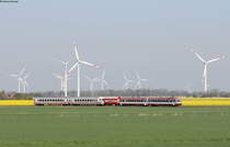 628 071-8 als neg 6 (Dageb�ll Mole-Nieb�ll) bei Galmsb�ll 8.5.16