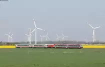 628 071-8 als neg 6 (Dageb�ll Mole-Nieb�ll) bei Galmsb�ll 8.5.16