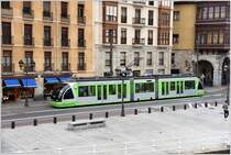 Strassenbahn Euskotren 408 in Bilbao. (21.05.2016)