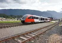 5022 030-8 als R 4816 (Kötschach-Mauthen - Villach Hbf) bei der Abfahrt in Hermagor.
Aufgenommen am 26.5.2016.
