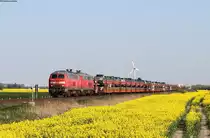 218 340-8 und 218 321-8 mit dem AS 1448 (Niebüll-Westerland(Sylt)) bei Lehnshallig 8.5.16