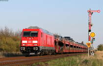245 022-9 mit dem AS 1452 (Niebüll-Westerland(Sylt)) bei Klanxbüll 8.5.16