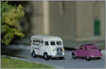 Et voilà - eine Strassenszene in Z Spur (Maßstab 1:220).
2. Juni 2016