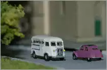 Et voilà - eine Strassenszene in Z Spur (Maßstab 1:220).
2. Juni 2016