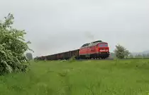 232 093-5 zu sehen mit einem Frankenwaldumleiter am 02.06.16 in Waldershof.