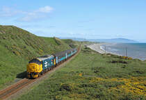 37402 passes Nethertown whilst working 2C41, 1437 Barrow in Furness-Carlisle, 23 Mat 2016
