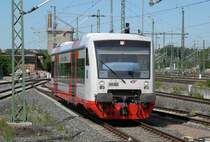 VT 516 am 15.05.15 bei der Einfahrt in Chemnitz Hbf