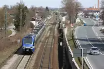 Meridian ET 323 in Raubling bei Rosenheim - 28.03.2016