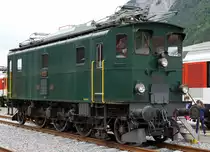 SBB:  GOTTARDO 2016 
Rund um das alte SBB Depot Erstfeld, das durch die Eröffnung des Gotthard Basistunnel leider seine grosse und langjährige Bedeutung verliert, wurde Rollmaterial aus verschiedensten Epochen ausgestellt so auch die Ae 3/5 10217. Aufnahme vom 4. Juni 2016.
Foto: Walter Ruetsch
