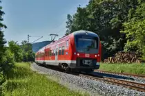 440 326-7 ist als RB 58020 auf dem Weg nach Jossa unterwegs gesehen am 07.06.16 in Rieneck.