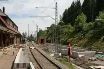 Bahnsteigneubau Bärental 9.6.16