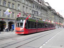 Bern Mobil - Be 6/8 762 unterwegs auf der Linie 6 in der Stadt Bern am 24.05.2016