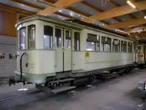 ANAT / TransN - Personenwagen B 112 im Trammuseum der ANAT in Areuse am 22.05.2016 
