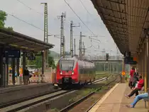 DB 442 106 als RE 29352 von Lichtenfels nach Leipzig Hbf, am 14.06.2016 in Naumburg (S) Hbf.