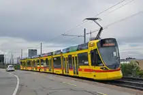 Be 6/10 Tango 172, auf der Linie 10, fährt zur Haltestelle M-Parc. Die Aufnahme stammt vom 18.06.2016.