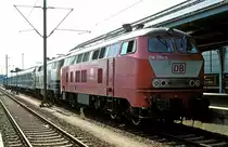  218 220 + 218 200  Karlsruhe Hbf  17.06.96