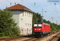 Henningsdorf 1.7.16. 147-001 bei Testfahrt