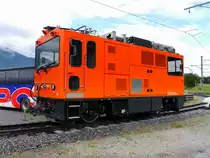 tpc /AL - Neue Zahnradlok HGem 2/2 941 ausgestellet im Depot/Werkstätteareal anlässlich des Abschieds Fest der Alten Fahrzeuge der AOMC in Aigle am 19.06.0216