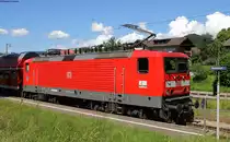143 810-0 und 143 145-1 mit der RB 17223 (Freiburg(Brsg)Hbf-Neustadt(Schwarzw))in Himmelreich 22.6.16