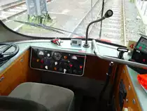 Füherstand des VGF Düwag M-Wagen 102 am 25.06.16 in Frankfurt am Main bei der Straßenbahnparade 
