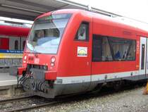 ein Treibwagen der Db Baureihe 650 in Friedrichshafen