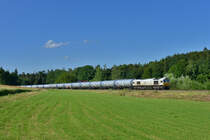 247 031 mit einem Kesselzug am 01.07.2016 bei Kastl. 