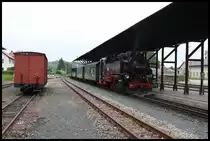 991771 ist am 25.5.2016 mit einem Personenzug aus Freital Hainsberg in Dippoldiswalde angekommen.