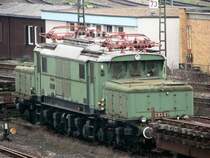 E93 07 abgestellt auf dem Gel�nde der GES am RBf Kornwestheim 03.04.2007