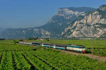 E 656 437 mit ICN 764 am 09.07.2016 bei Mezzocorona. 