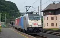 186 435 der IDS Cargo wartete am 14.06.16 in Decin auf die Abfahrt Richtung Deutschland. Später übernahm sie in Bad Schandau einen Zug Richtung Tschechien.