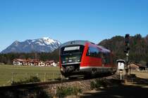 642 080 mit RB 32931 bei Langenwang (04.03.2007)