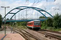 Von der Haltestelle  Wörth Alte Bahnmeisterei  konnte ich 628 317 fotografieren.
Aufnahmedatum: 15.07.2009