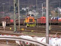 Lok 58 der Saarstahl AG am 04.04.2007 in Saarbr�cken.