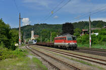 1142 587 mit einer Überführungsfahrt am 23.07.2016 in Wernstein am Inn. 