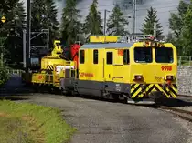 Die diensttriebfahrzeug Xmf 4/4 9918 im Bf. Filisur - 17/06/2016