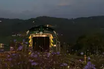 Getarnt wartet Philomena alias DH 1100.1 auf Ihren nächsten Einsatz. 27.07.2016