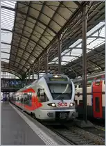 Infolge Untwetterschäden auf dem Netz der SOB steht der SOB Flirt 526 050-0 als  Voralpenexpress Ersatz  in Luzern.
28. Juli 2016