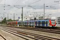 423 201-3  Werbetriebwagen  in München Heimeranplatz, am 28.07.2016.