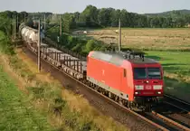 145 040 mit EZ 51032 (Maschen Rbf–Gremberg) am 22.06.2016 zwischen Maschen Rbf und Jesteburg