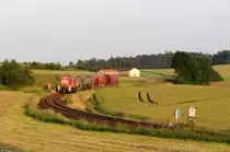 294 676 (98 80 3294 676-2 D-DB) mit EK56939 am 18.06.2013 bei Burgstall (Strecke Amberg - Schnaittenbach)