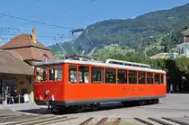 Bhe 2/4 Nr. 2 auf der Drehscheibe bei der Station in Vitznau. Die Aufnahme stammt vom 19.07.2016.