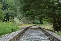 Blick in Richtung Abzweig der strategischen Bahn bi Rathenow.

Rathenow 19.07.2016