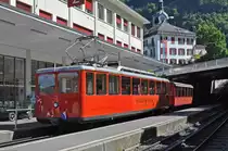 Bhe 2/4 Nr. 3 bei der Station in Vitznau. Die Aufnahme stammt vom 19.07.2016.