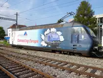 BLS - Lok 465 001-6 in Kerzers am 25.07.2016