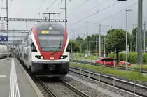 Rabe 511 (Stadler Kiss/Stadler Dosto) am 26.5.16 als RE (RegioExpress) unterwegs nach Wil