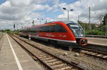 642 670-3 erreicht am 1.8.2016 als RB41 (RB16478) aus Aschersleben den Magdeburger Hauptbahnhof.