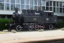 MAV 375.694 aufgestellt im Bahnhof Nyiregyhaza, 29. ‎Mai ‎2016