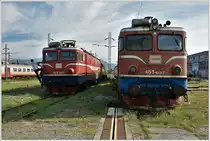 461-042 und 461-037 von Montecargo in Podgorica. Aufgenommen ab öffentlichem Fussweg. (03.08.2016)